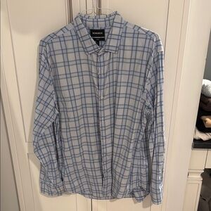 Bonobos Blue Plaid Button-Up Shirt